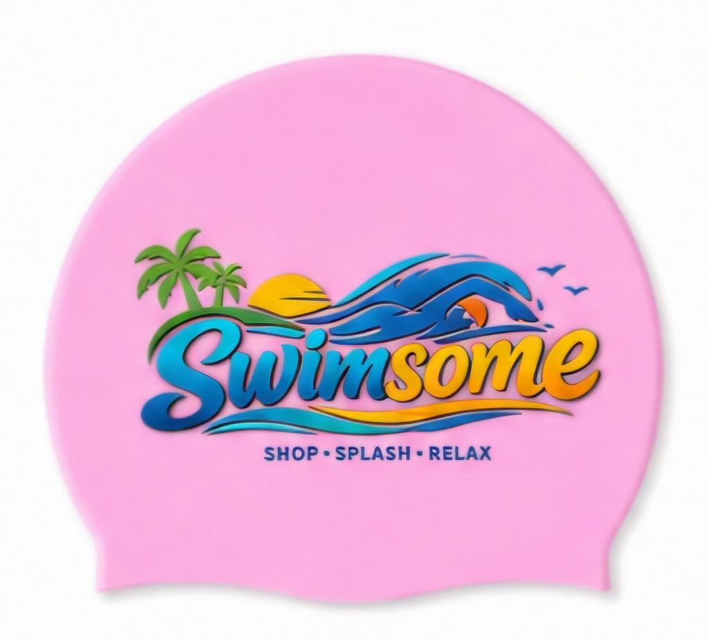 Swimsome Adult Waterproof Silicone Swimming Cap