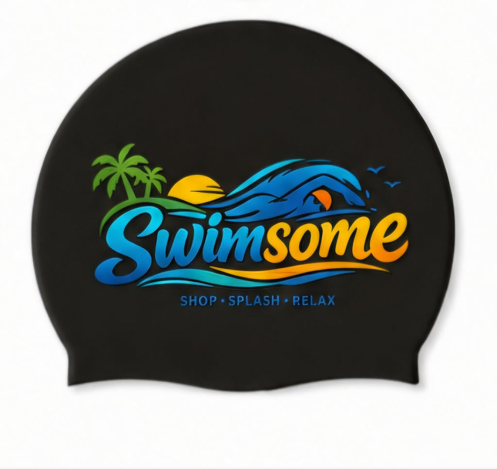 Swimsome Adult Waterproof Silicone Swimming Cap
